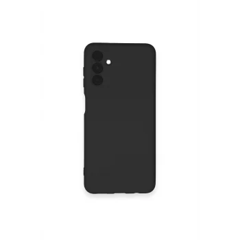 Mey İthalat®  Samsung Galaxy A14 4G Kılıf Nano içi Kadife Silikon - Siyah