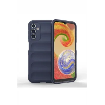Mey İthalat®  Samsung Galaxy A14 4G Kılıf Optimum Silikon - Lacivert