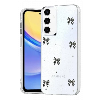 Mey İthalat®  Samsung Galaxy A15 4G Fiyonk Desenli Kapak - Desen 5