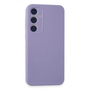 Mey İthalat®  Samsung Galaxy A15 4G Kılıf First Silikon - Lila