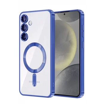 Mey İthalat®  Samsung Galaxy A15 4G Kross Magneticsafe Kapak - Lacivert