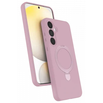 Mey İthalat®  Samsung Galaxy A15 4G Regal Magsafe Standlı Kapak - Açık Pembe