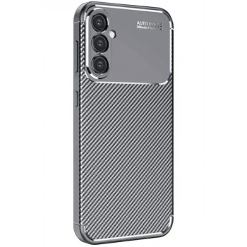 Mey İthalat®  Samsung Galaxy A16 5G Kılıf Auto Focus Karbon Kapak - Gri