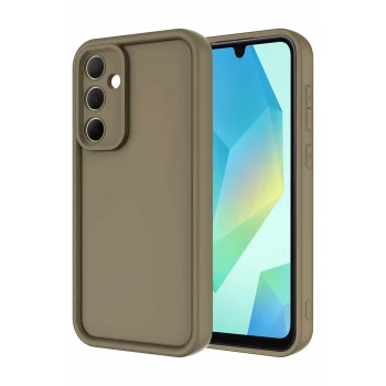 Mey İthalat®  Samsung Galaxy A16 5G Kılıf Viera Silikon - Kahverengi