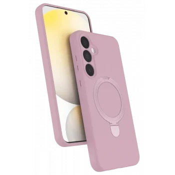 Mey İthalat®  Samsung Galaxy A16 5G Regal Magsafe Standlı Kapak - Açık Pembe