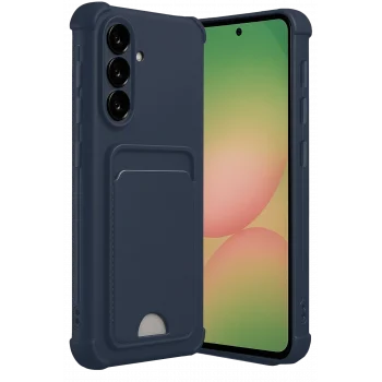 Mey İthalat®  Samsung Galaxy A17 5G Kelvin Kartvizitli Silikon - Lacivert