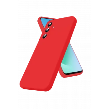 Mey İthalat®  Samsung Galaxy A17 5G Nano içi Kadife Silikon - Kırmızı