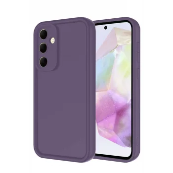 Mey İthalat®  Samsung Galaxy A17 5G Viera Silikon - Mürdüm