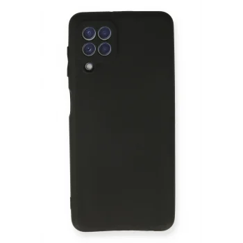 Mey İthalat®  Samsung Galaxy A22 Kılıf First Silikon - Siyah