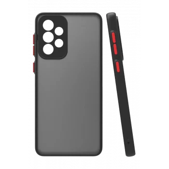 Mey İthalat®  Samsung Galaxy A23 4G Kılıf Montreal Silikon Kapak - Siyah