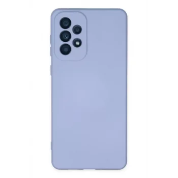 Mey İthalat®  Samsung Galaxy A23 4G Kılıf Nano içi Kadife Silikon - Lila