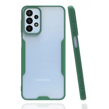 Mey İthalat®  Samsung Galaxy A23 4G Kılıf Platin Silikon - Yeşil