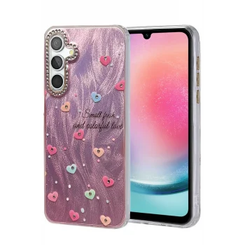 Mey İthalat®  Samsung Galaxy A24 4G Kılıf Blade Aynalı Desenli Kapak - Desen 8