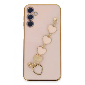 Mey İthalat®  Samsung Galaxy A24 4G Kılıf Esila Silikon - Pudra