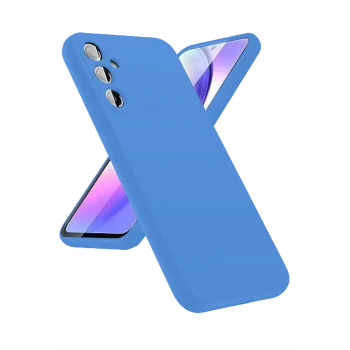 Mey İthalat®  Samsung Galaxy A24 4G Kılıf First Silikon - Mavi