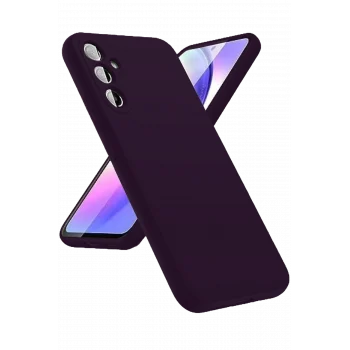 Mey İthalat®  Samsung Galaxy A24 4G Kılıf First Silikon - Mor
