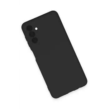 Mey İthalat®  Samsung Galaxy A24 4G Kılıf Nano içi Kadife Silikon - Siyah