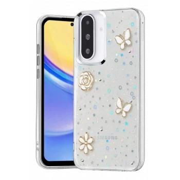 Mey İthalat®  Samsung Galaxy A26 Fiyonk Desenli Kapak - Desen 10