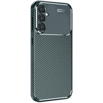 Mey İthalat®  Samsung Galaxy A26 Kılıf Auto Focus Karbon Kapak - Koyu Yeşil