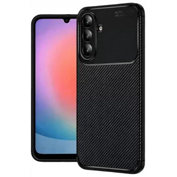 Mey İthalat®  Samsung Galaxy A27 5G Auto Focus Karbon Kapak - Siyah