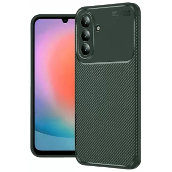 Mey İthalat®  Samsung Galaxy A27 5G Auto Focus Karbon Kapak - Yeşil