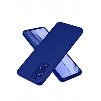 Mey İthalat®  Samsung Galaxy A32 Kılıf First Silikon - Lacivert