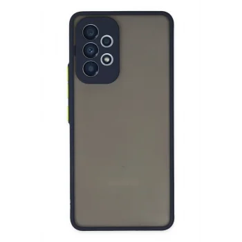 Mey İthalat®  Samsung Galaxy A33 5G Kılıf Montreal Silikon Kapak - Lacivert