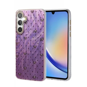 Mey İthalat®  Samsung Galaxy A34 5G Kılıf Blade Aynalı Desenli Kapak - Desen 2