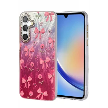 Mey İthalat®  Samsung Galaxy A34 5G Kılıf Blade Aynalı Desenli Kapak - Desen 3