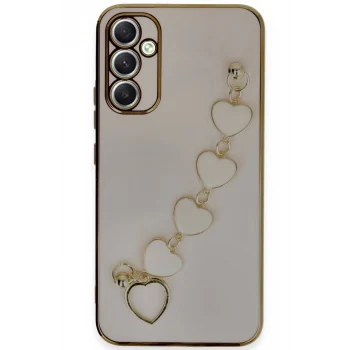 Mey İthalat®  Samsung Galaxy A34 5G Kılıf Esila Silikon - Pudra