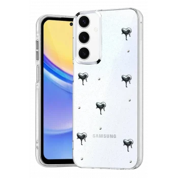 Mey İthalat®  Samsung Galaxy A35 5G Fiyonk Desenli Kapak - Desen 3