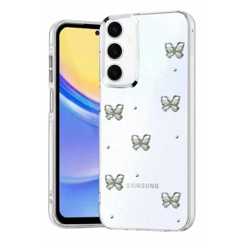 Mey İthalat®  Samsung Galaxy A35 5G Fiyonk Desenli Kapak - Desen 9