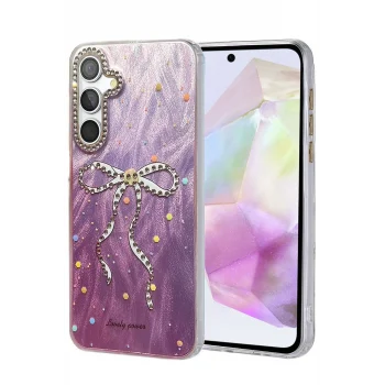 Mey İthalat®  Samsung Galaxy A35 5G Kılıf Blade Aynalı Desenli Kapak - Desen 1