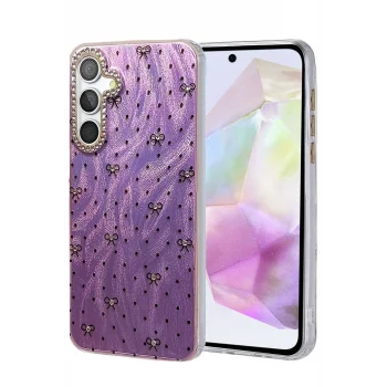 Mey İthalat®  Samsung Galaxy A35 5G Kılıf Blade Aynalı Desenli Kapak - Desen 2