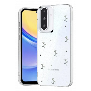 Mey İthalat®  Samsung Galaxy A36 Fiyonk Desenli Kapak - Desen 2