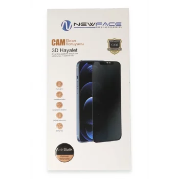 Mey İthalat®  Samsung Galaxy A37 5G 3D Antistatik Hayalet Cam Ekran Koruyucu