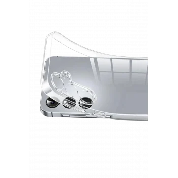 Mey İthalat®  Samsung Galaxy A37 5G Lüx Şeffaf Silikon - Şeffaf