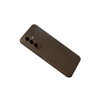 Mey İthalat®  Samsung Galaxy A37 5G Thermax Silikon Kılıf - Kahverengi