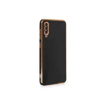 Mey İthalat®  Samsung Galaxy A50 Kılıf Volet Silikon - Siyah