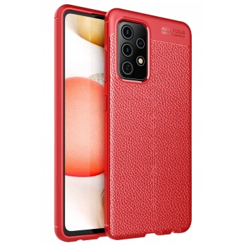 Mey İthalat®  Samsung Galaxy A52 Kılıf Auto Focus Kapak - Kırmızı