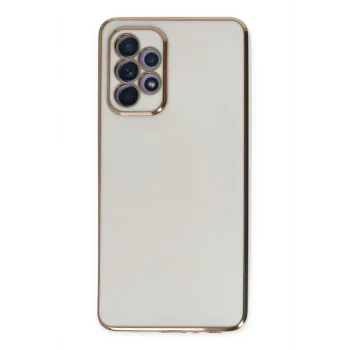 Mey İthalat®  Samsung Galaxy A52 Kılıf Volet Silikon - Beyaz