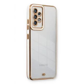 Mey İthalat®  Samsung Galaxy A53 5G Kılıf Liva Lens Silikon - Beyaz