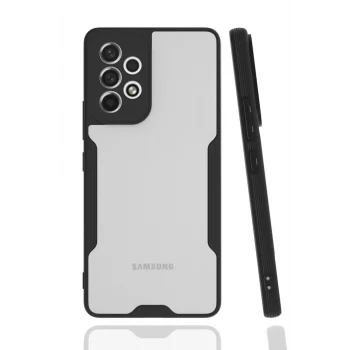 Mey İthalat®  Samsung Galaxy A53 5G Kılıf Platin Silikon - Siyah