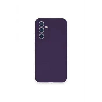 Mey İthalat®  Samsung Galaxy A54 5G Kılıf Nano içi Kadife Silikon - Mor