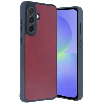 Mey İthalat®  Samsung Galaxy A56 Kılıf Aras Deri Kapak - Bordo