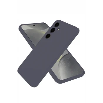 Mey İthalat®  Samsung Galaxy A56 Kılıf First Silikon - Gri
