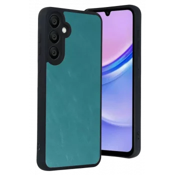 Mey İthalat®  Samsung Galaxy A57 5G Aras Deri Kapak - Açık Yeşil