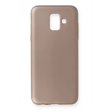Mey İthalat®  Samsung Galaxy A6 2018 Kılıf First Silikon - Rose Gold