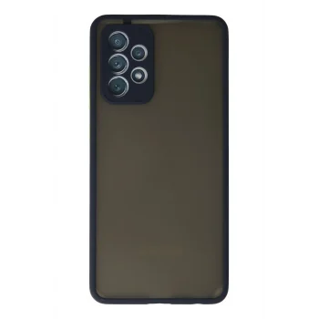 Mey İthalat®  Samsung Galaxy A72 Kılıf Montreal Silikon Kapak - Lacivert