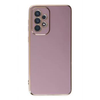 Mey İthalat®  Samsung Galaxy A73 5G Kılıf Volet Silikon - Mor